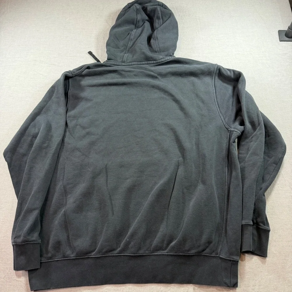 Nike Hoodie Mens Large Black Good Sportswear Club‎ Fleece Logo Pullover